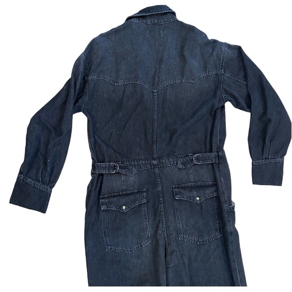 NWT Free People x Care FP Townes Jumpsuit in Black M - Picture 6 of 12